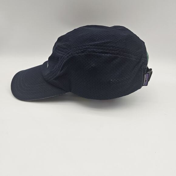 Patagonia Hat Cap Strap Back Navy Blue Mesh Performance Lightweight Mens Outdoor - Picture 3 of 8